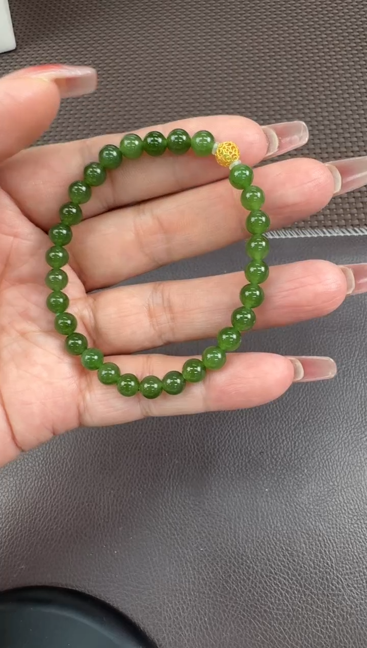 【闪购商品】和田玉手串未镶嵌5-6