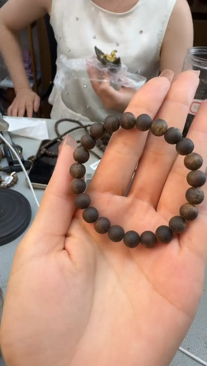 手串沉香0807张勺子沉水圆珠单圈多样性发一