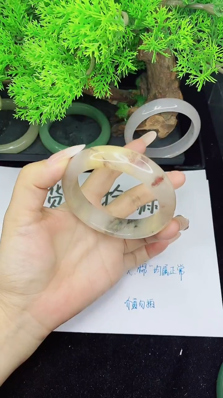 未镶嵌手镯石英岩玉石英岩手镯拍一发一58