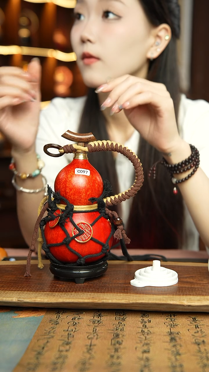 97号精品大漆酒葫芦防腐防渗装水茶酒