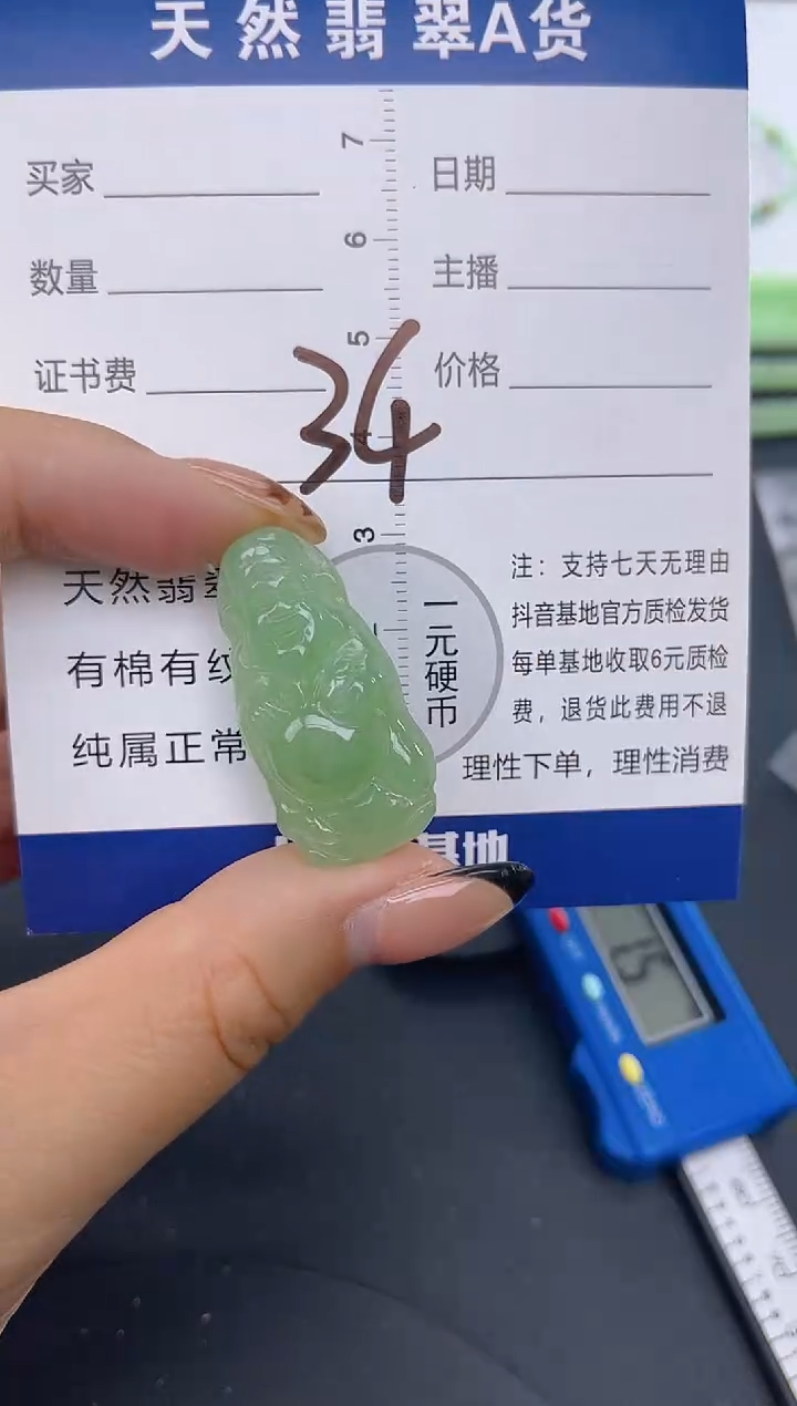 颈饰未镶嵌翡翠天然A货缅甸翡翠   