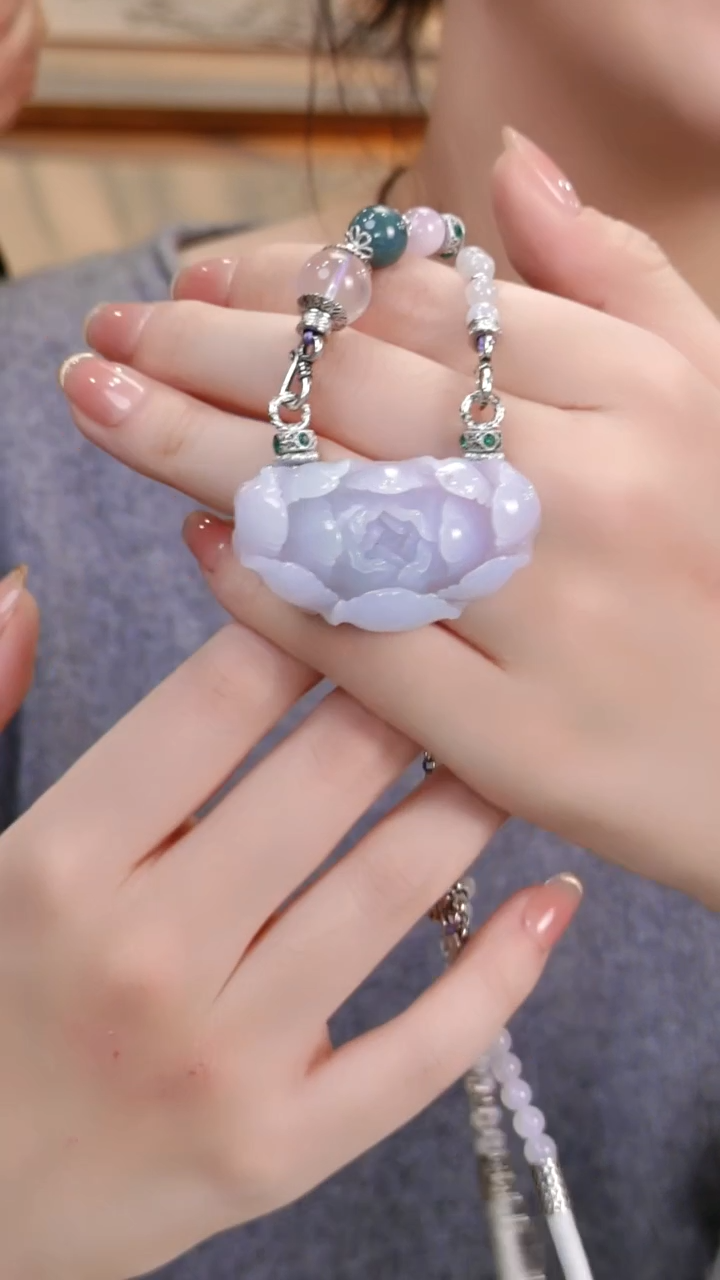 颈饰未镶嵌翡翠国风