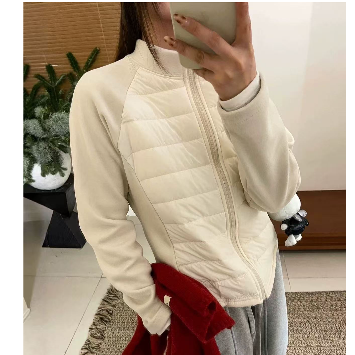 5738•小蛮腰 WT# 巨显瘦的一款绵羊毛瑜伽服外套•