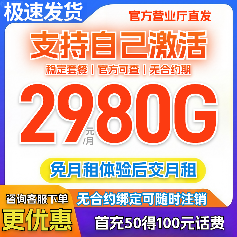 免月租体验广电流量卡推荐第一名9.9 360限流手机卡5g电话卡-M