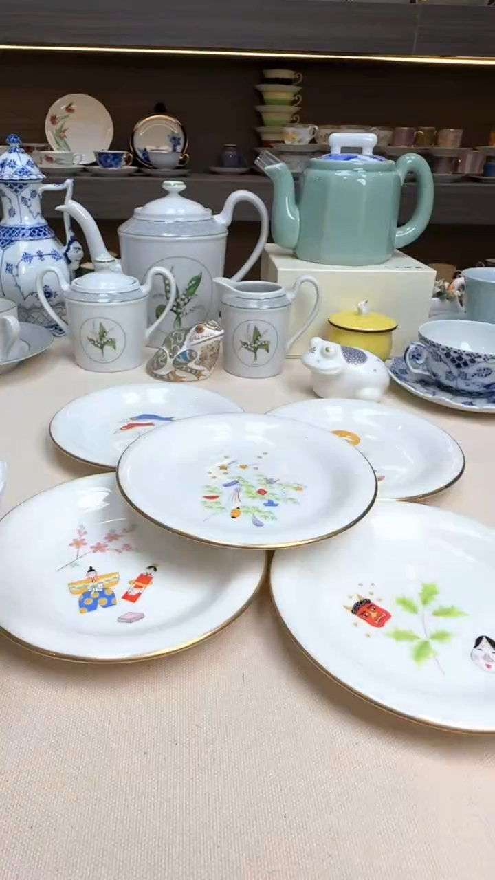 【闪购商品】瓷片金泽精选瓷器5只