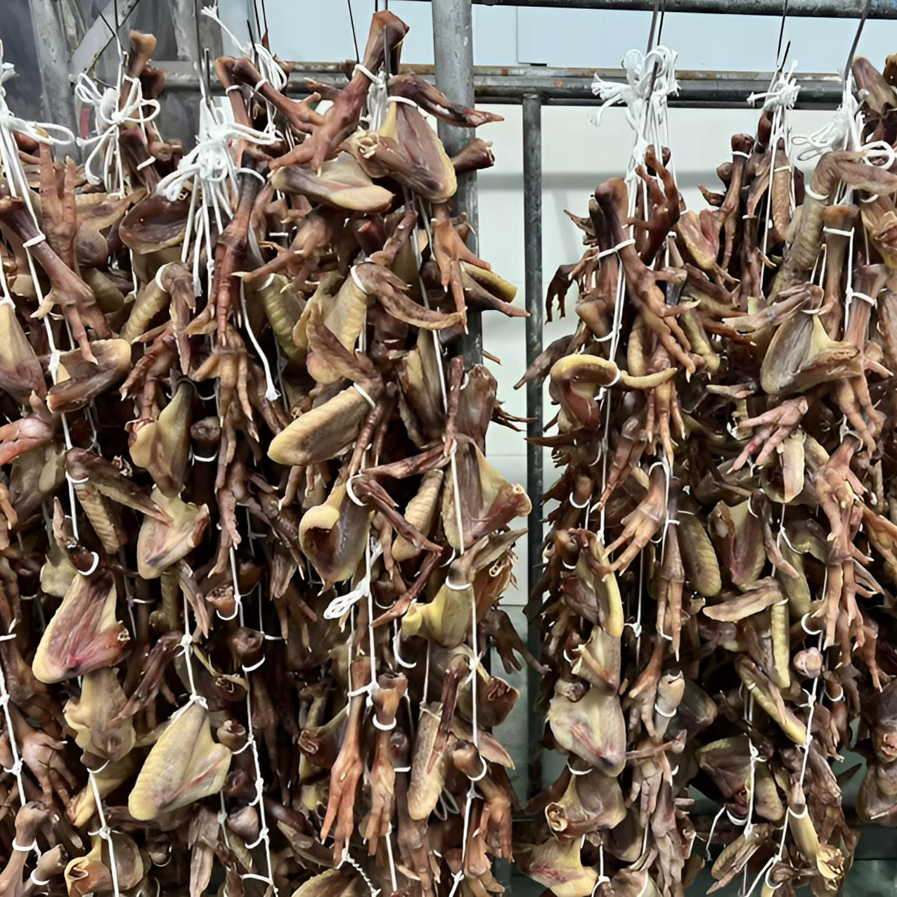 大别山信阳特产腊鸡爪腊鸡翅各30个 包冰率不含冰