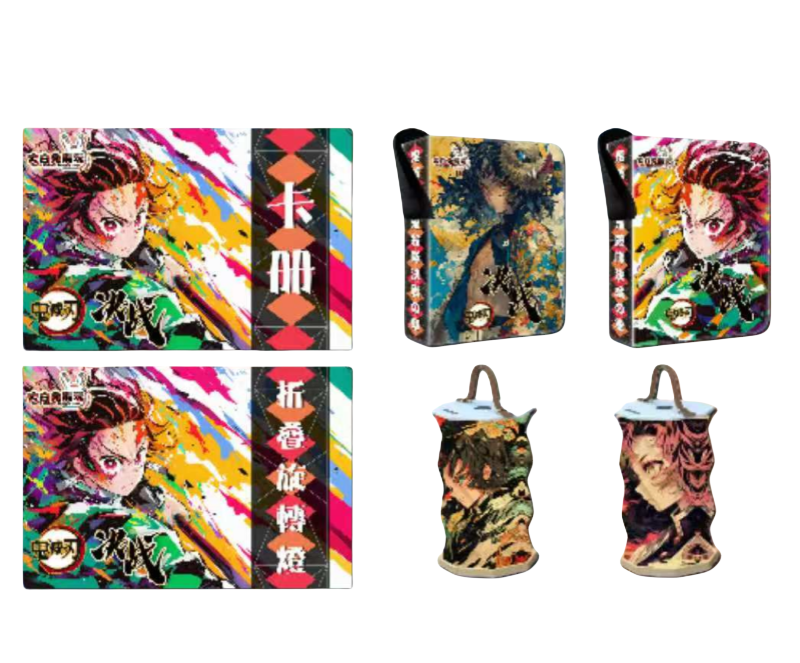 【特价】大白兔潮玩《鬼灭之刃》A5水晶镜面大卡 二创 盲盒（同意代拆）