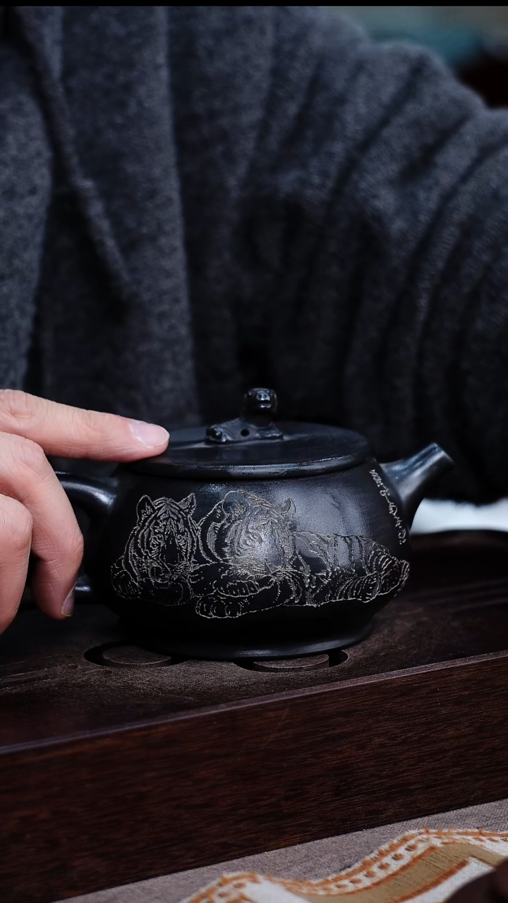 茶壶紫砂宜兴柴烧紫砂壶