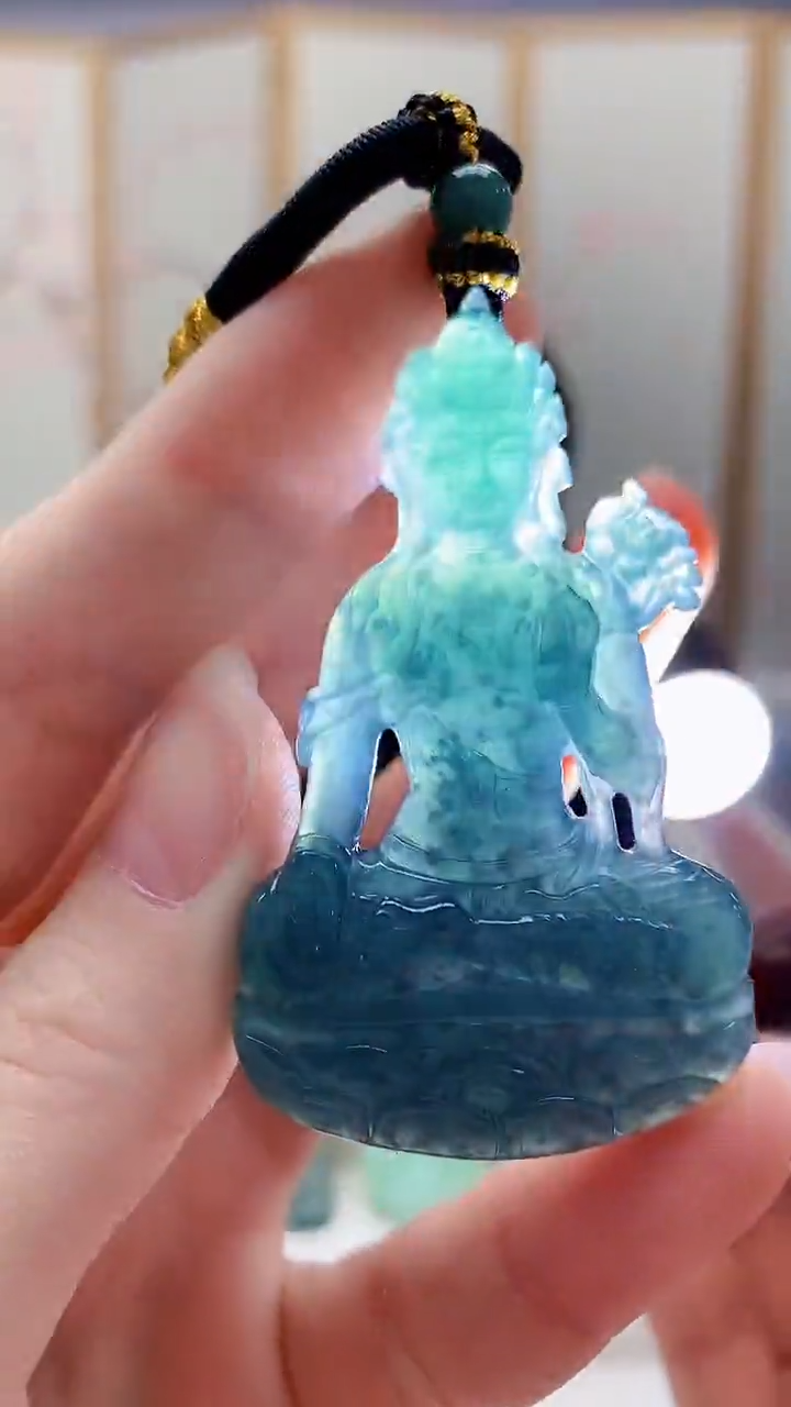 未镶嵌定制翡翠5060ry-毛货挂件43