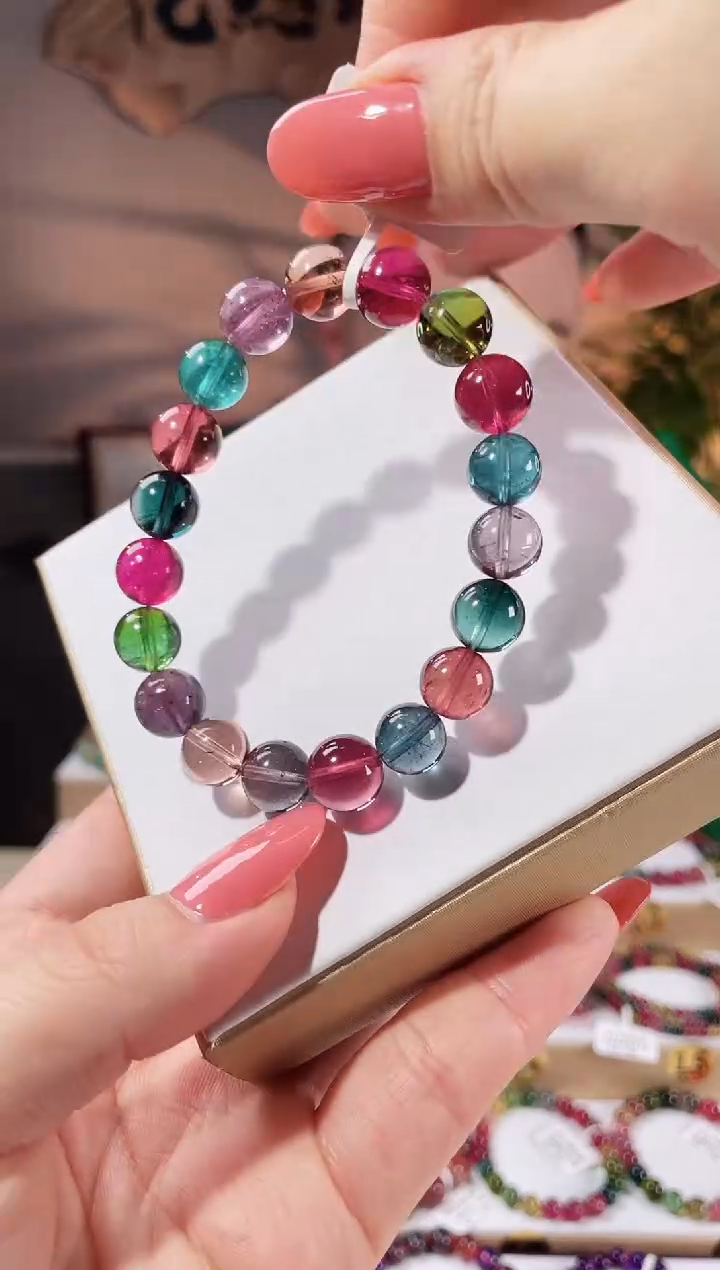 【闪购商品】碧玺手链未镶嵌单圈手链10+