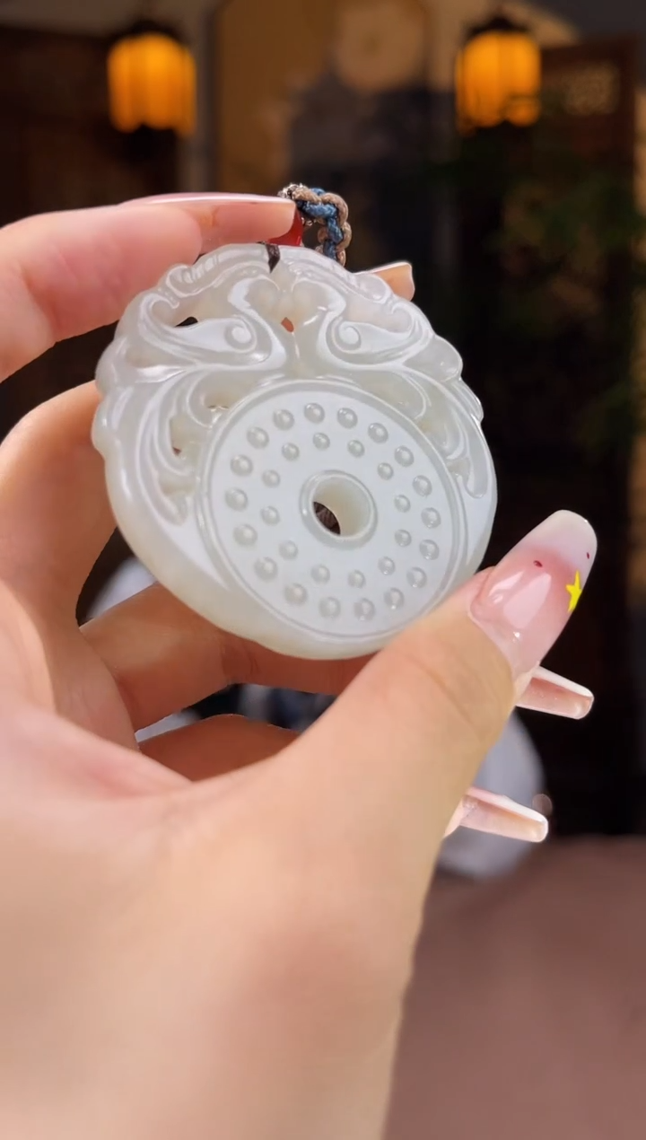 和田玉未镶嵌颈饰S320