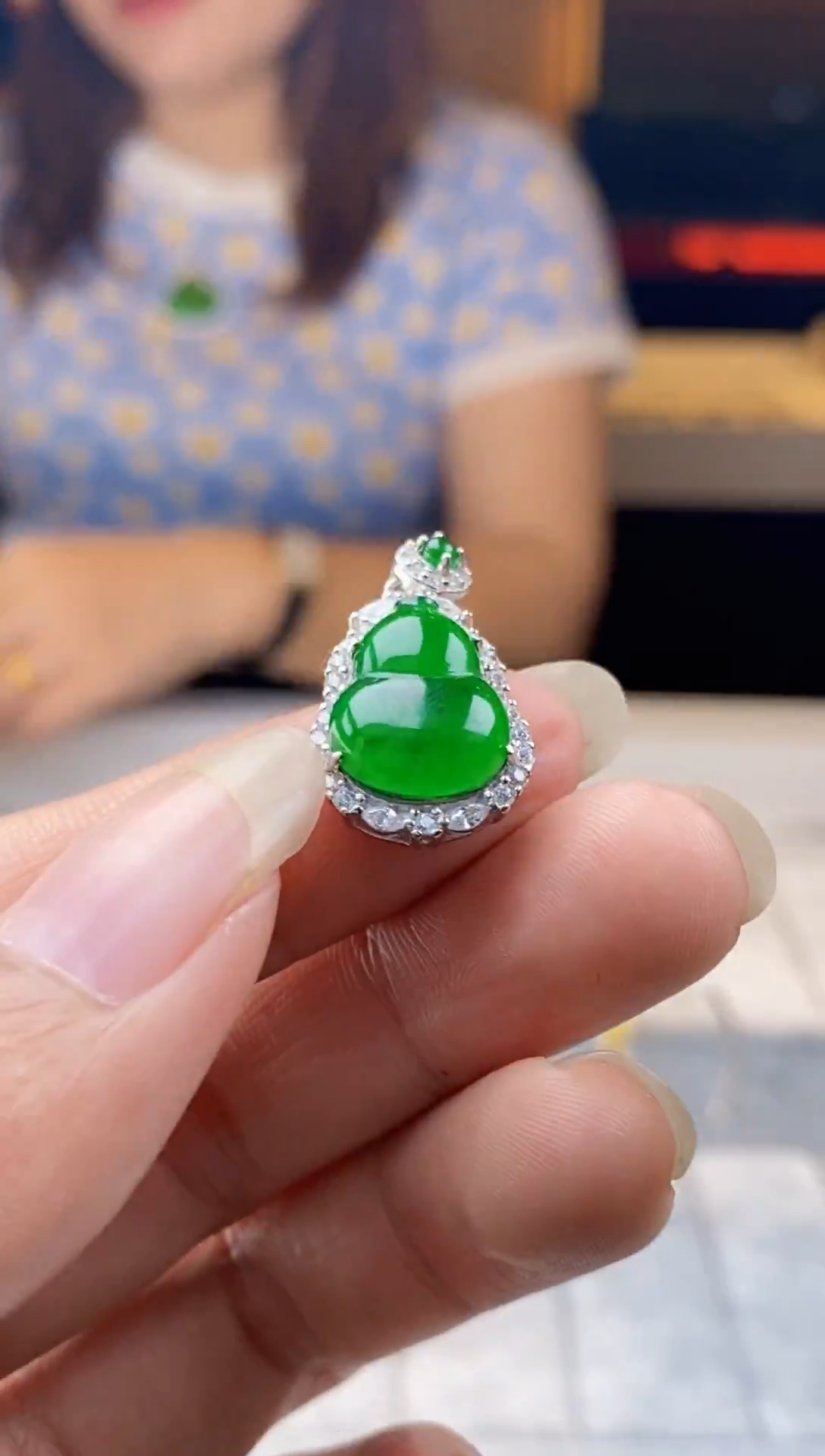 翡翠未镶嵌颈饰天然翡翠拍一发一多样性发货