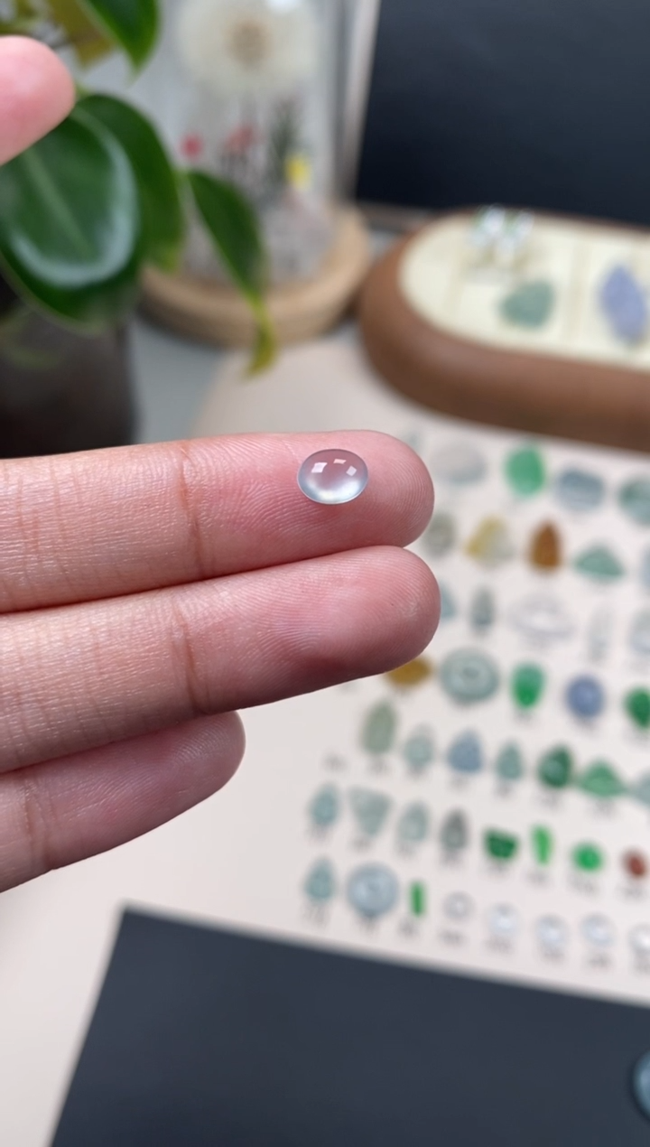 【闪购商品】翡翠颈饰未镶嵌翡翠冰晴蛋面