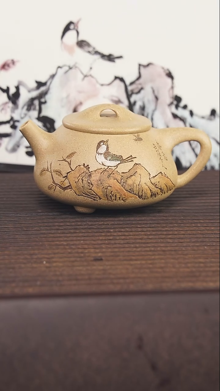 【闪购商品】紫砂茶壶180cc顾氏手工紫砂