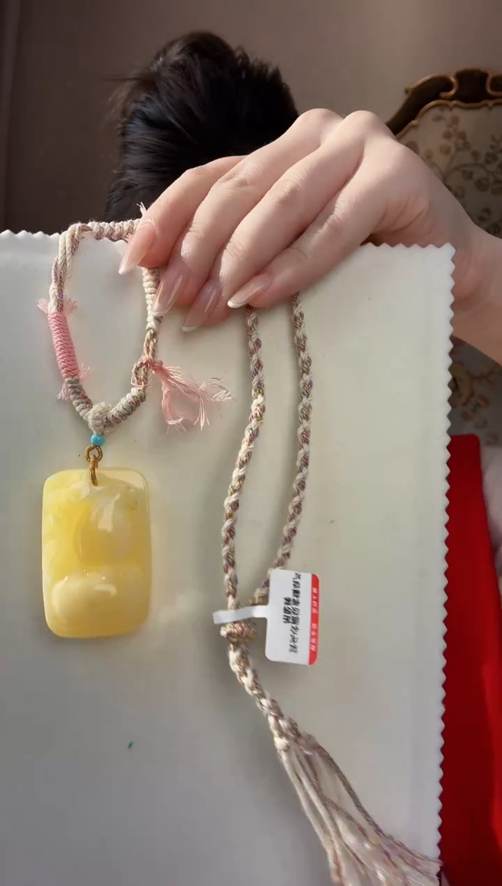 【闪购商品】蜜蜡颈饰未镶嵌蜜蜡葫芦牌子吊坠