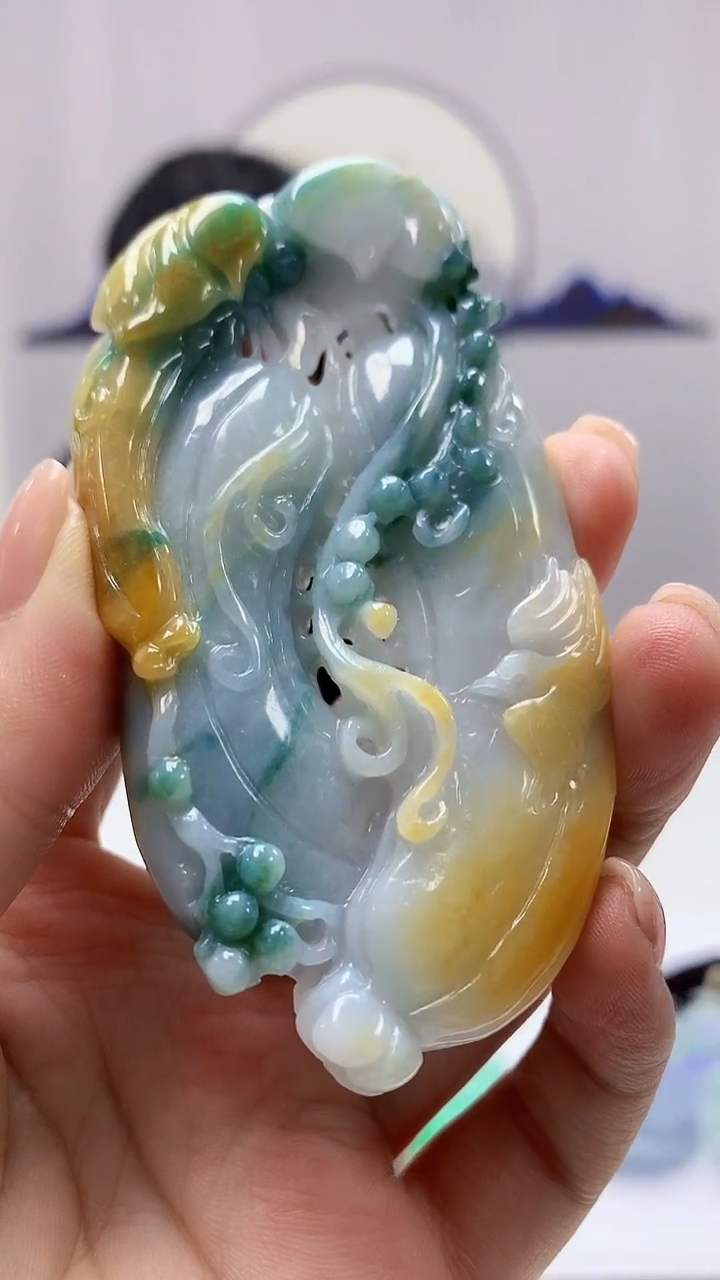 【闪购商品】定制翡翠未镶嵌4925ms-毛货119瓜