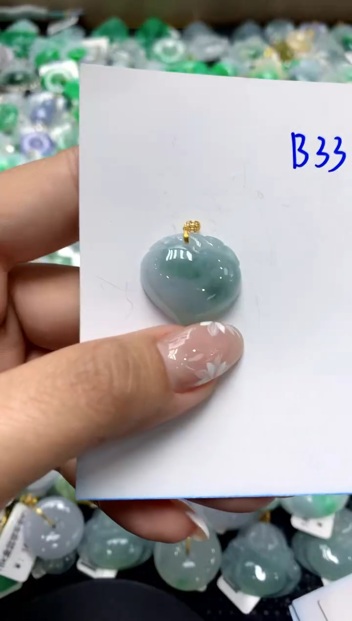 【闪购商品】翡翠颈饰18K金镶嵌111111111111111111