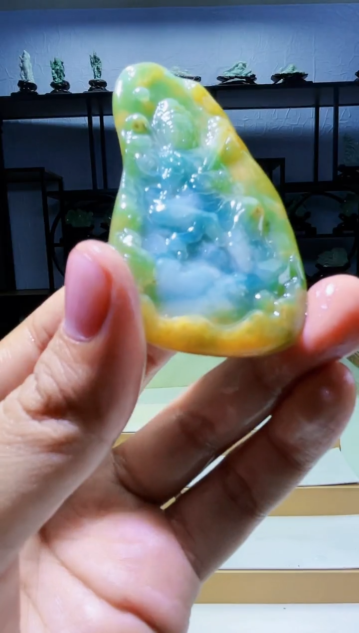 【闪购商品】定制翡翠未镶嵌毛货02240046