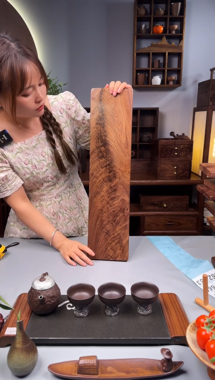 北美黑胡桃实木原木56.5*13.5