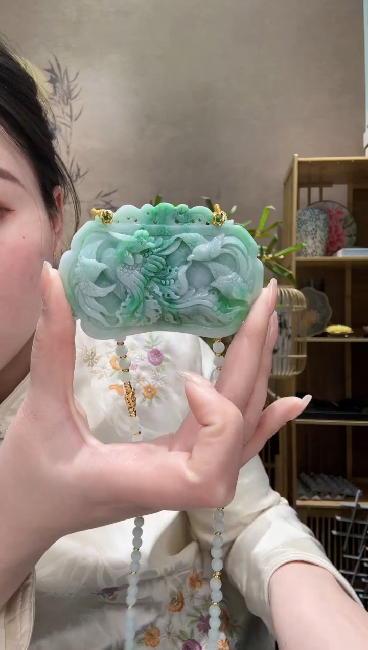 【闪购商品】翡翠耳饰未镶嵌吊坠