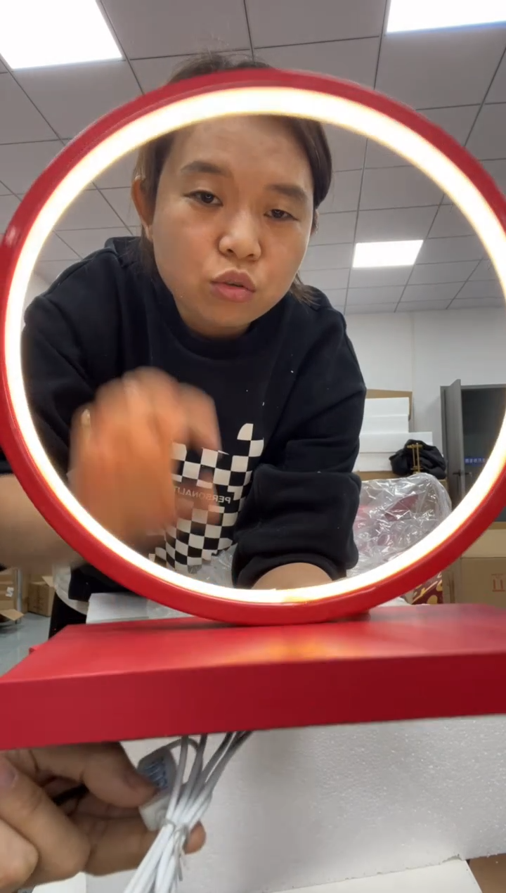 树脂长明灯红色礼盒款