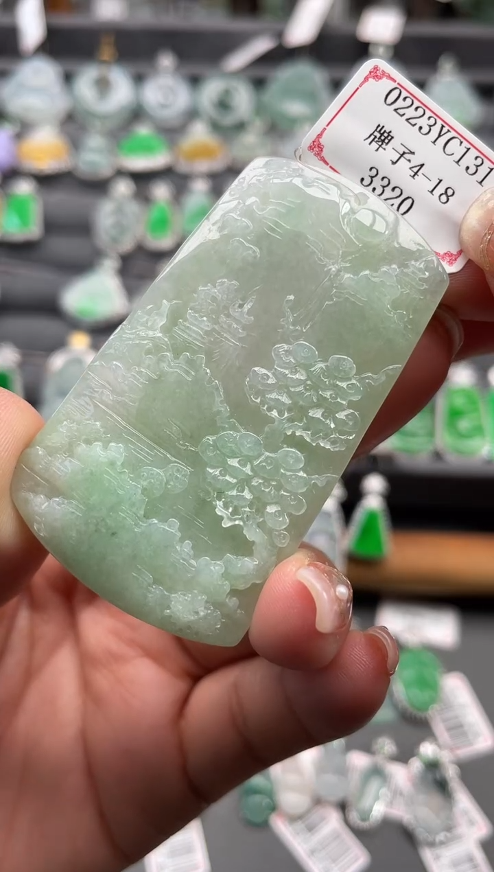 【闪购商品】翡翠挂件未镶嵌0223YC131