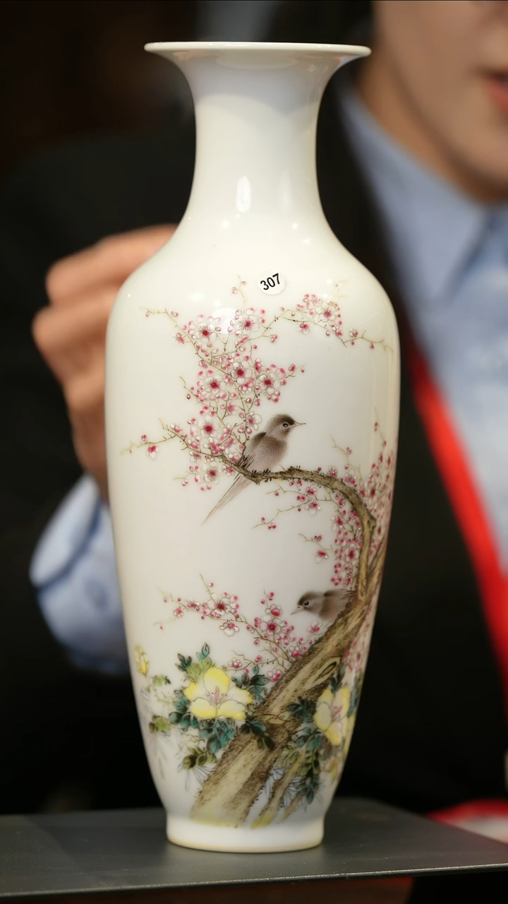 【闪购商品】其他粉彩花鸟赏瓶307