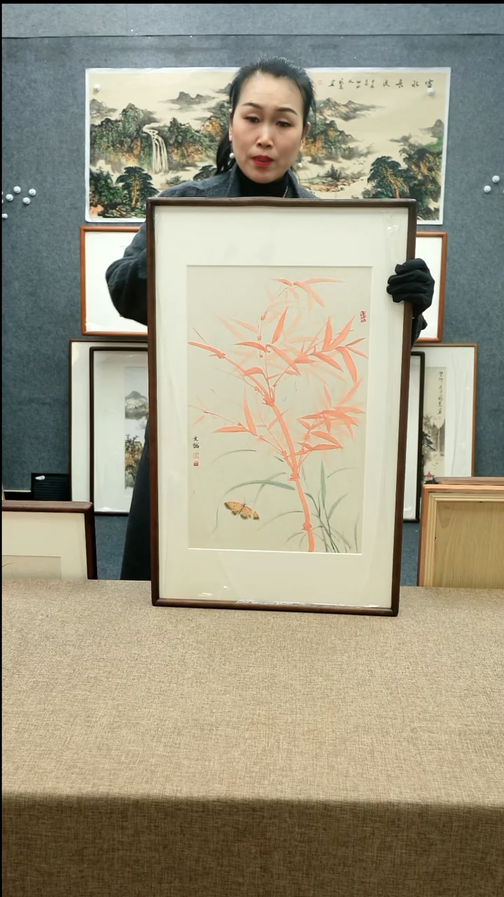 【闪购商品】国画48*77文诚老师花鸟