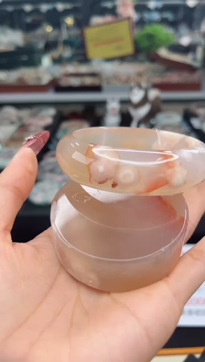 【闪购商品】石英质玉手镯未镶嵌60圈口（赠品镯心）3541569