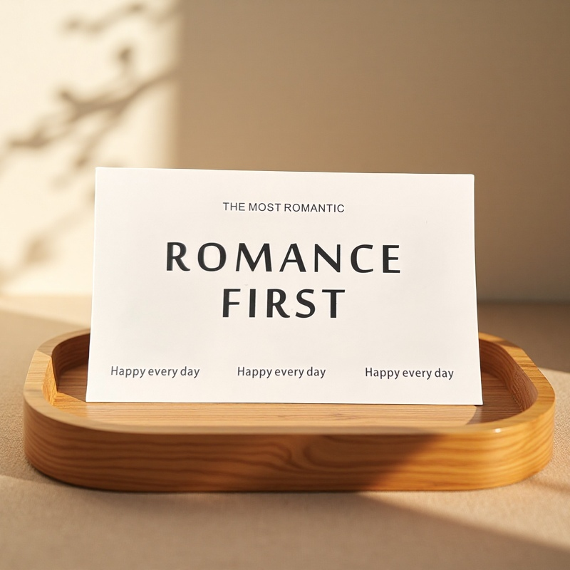 简约英文花店贺卡鲜花装饰花艺小卡片生日节日花束小香风创意卡片