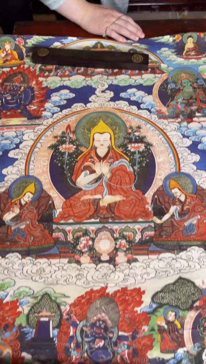 卷轴画手绘唐卡015