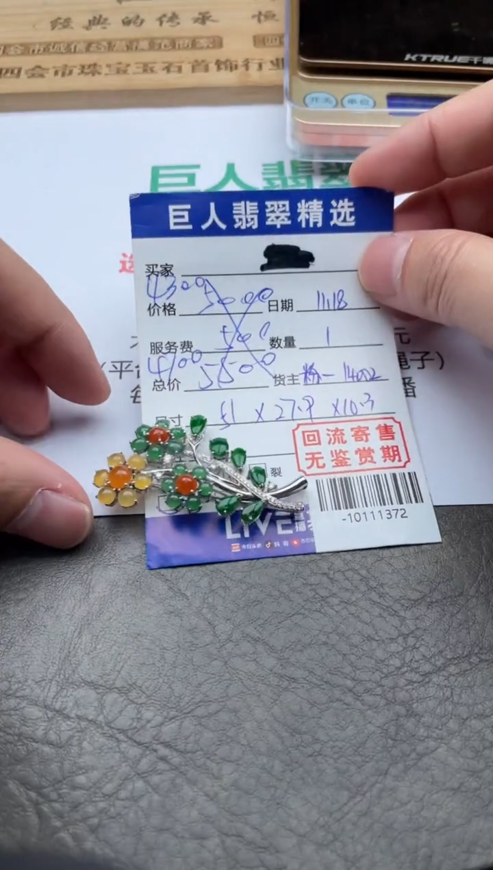 【闪购商品】翡翠颈饰18K金镶嵌多人-10111372