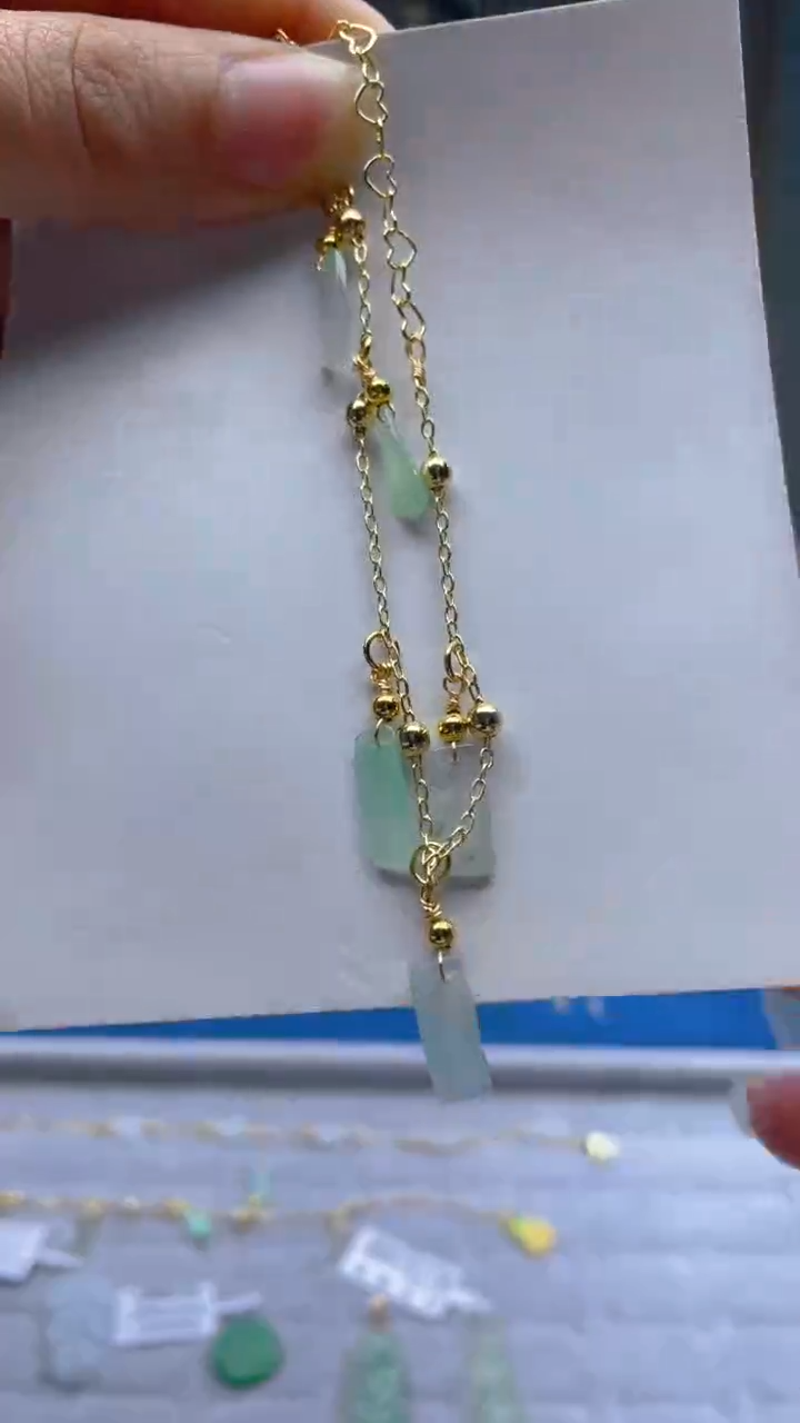 【闪购商品】翡翠项链未镶嵌天然A货翡翠