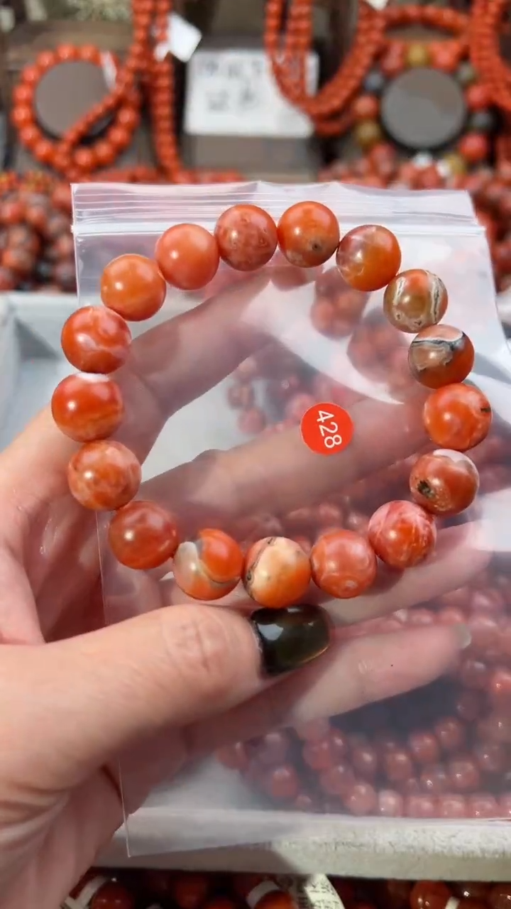【闪购商品】南红玛瑙手串未镶嵌12+