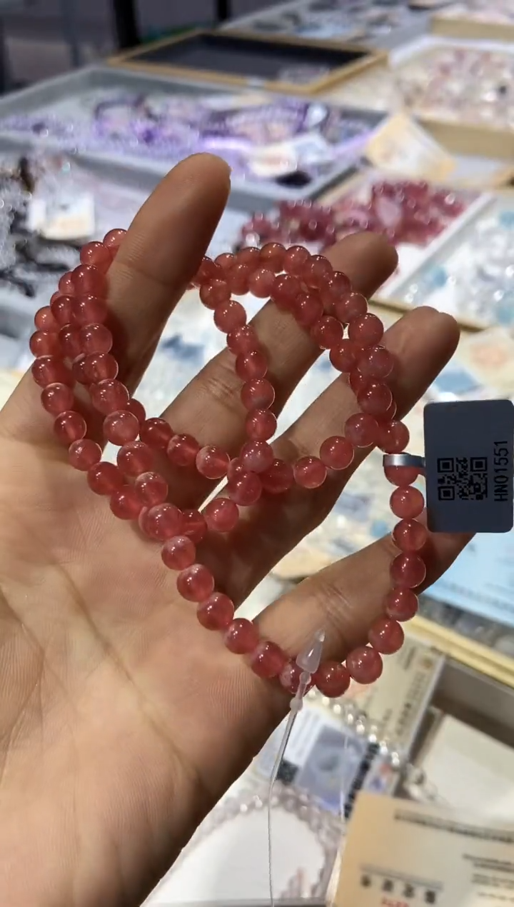 【闪购商品】菱锰矿（红纹石）手串未镶嵌手串