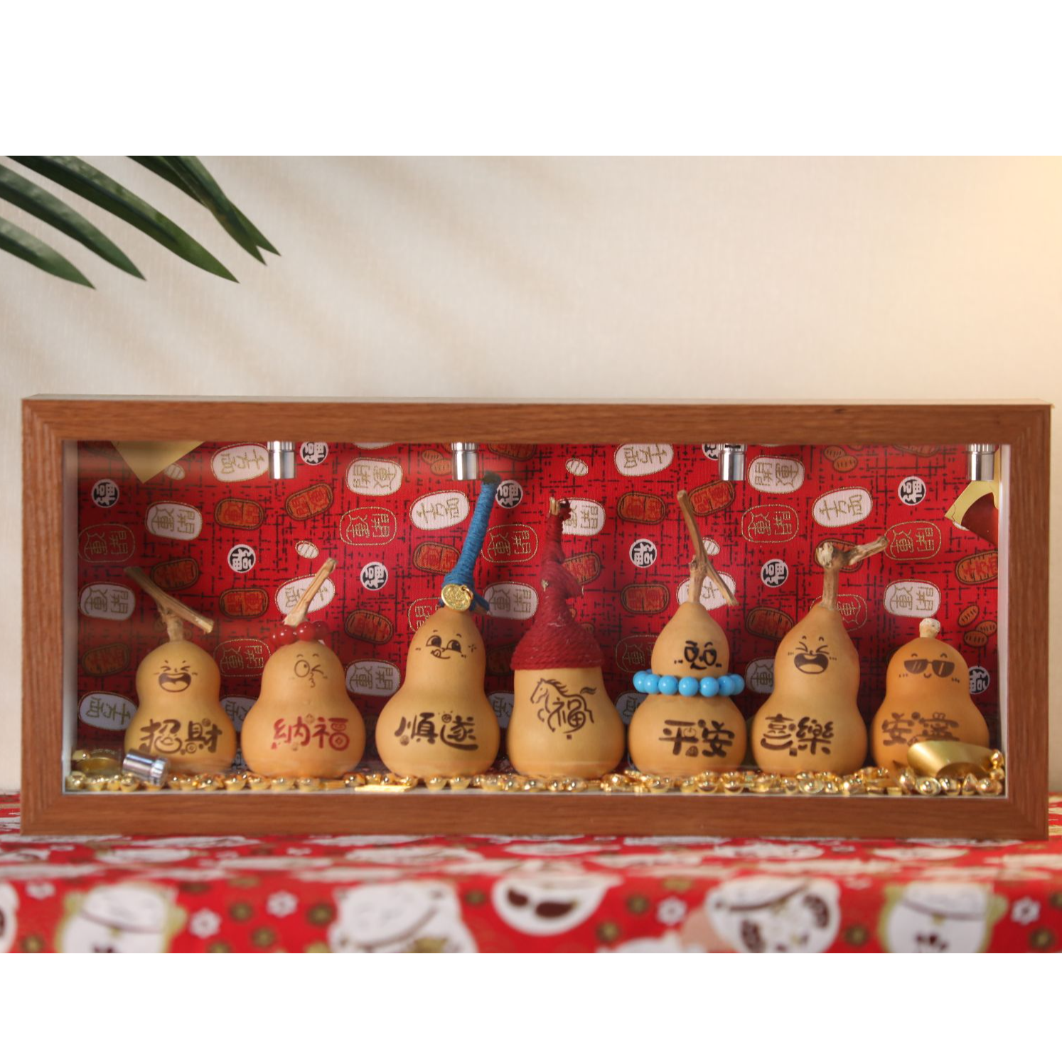 激光雕刻葫芦娃组合套装，可定制