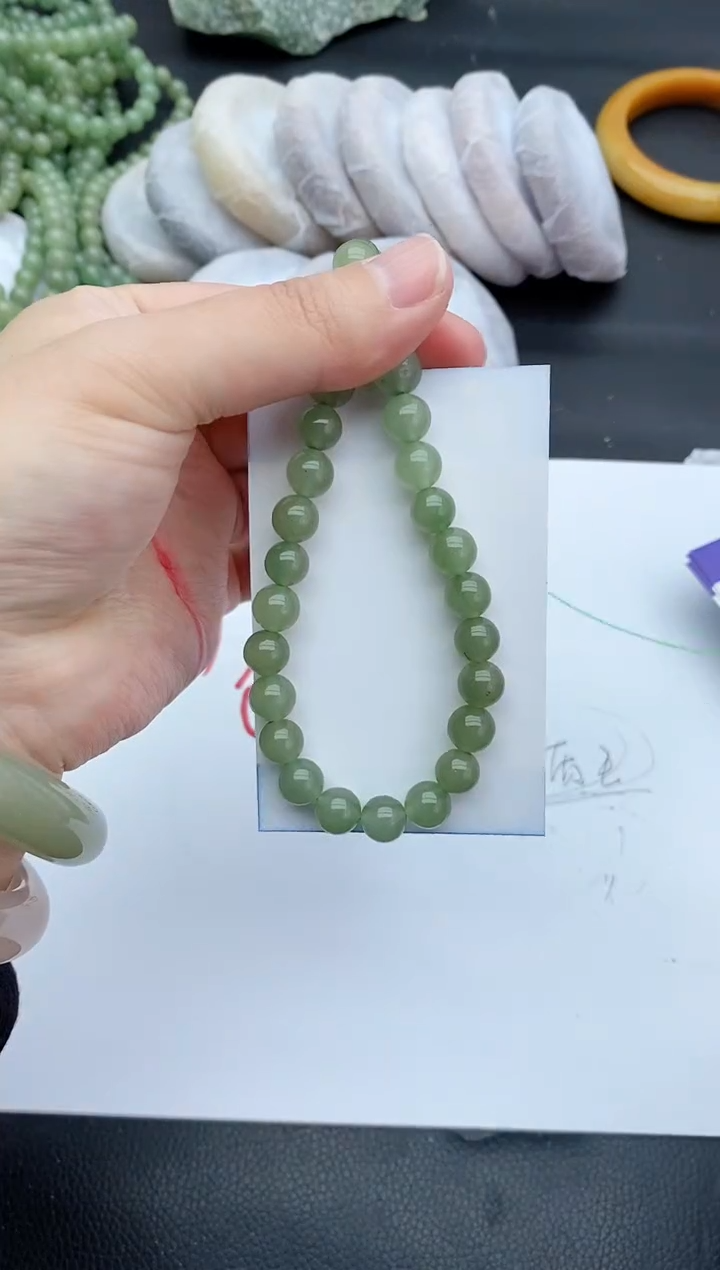 未镶嵌手镯石英质玉56+卡8