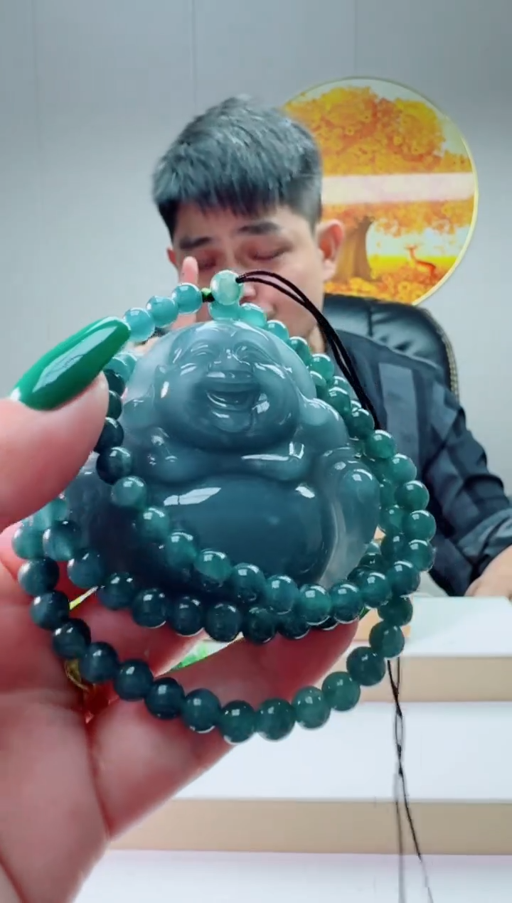 翡翠未镶嵌颈饰多样性随机发其一