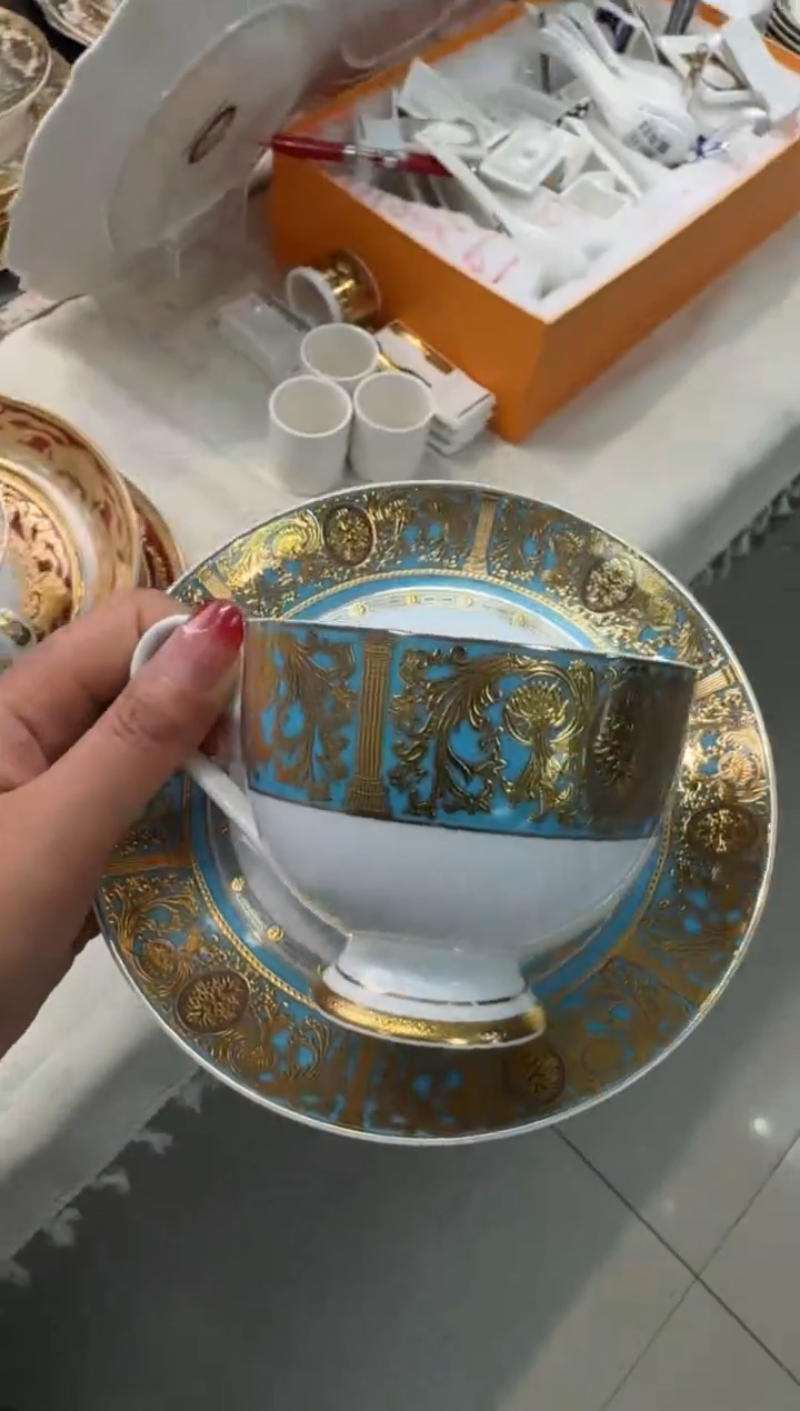 【闪购商品】瓷片咖啡杯碟福利款