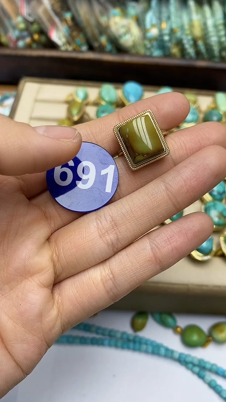 【闪购商品】绿松石戒指合金691戒指
