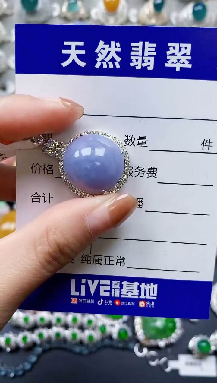 【闪购商品】翡翠颈饰银S925镶嵌0217