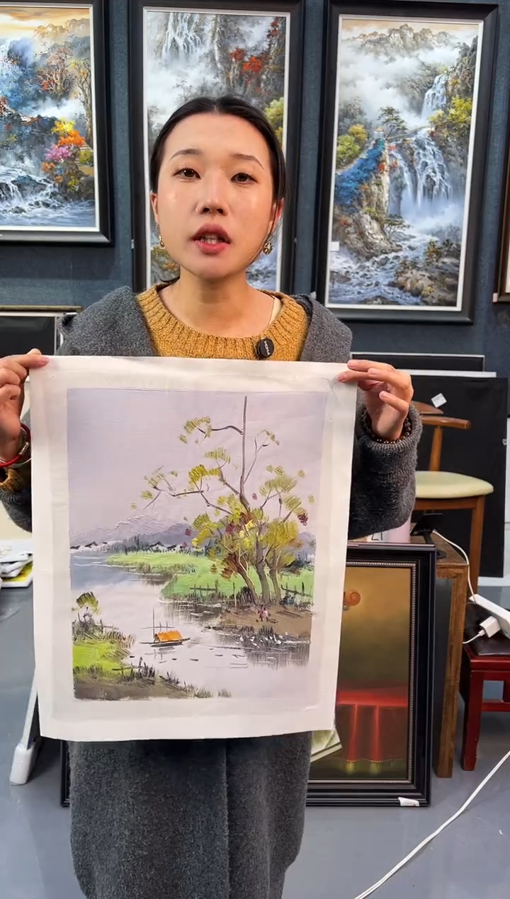 【闪购商品】油画9号 30*40 秋天-手绘油画