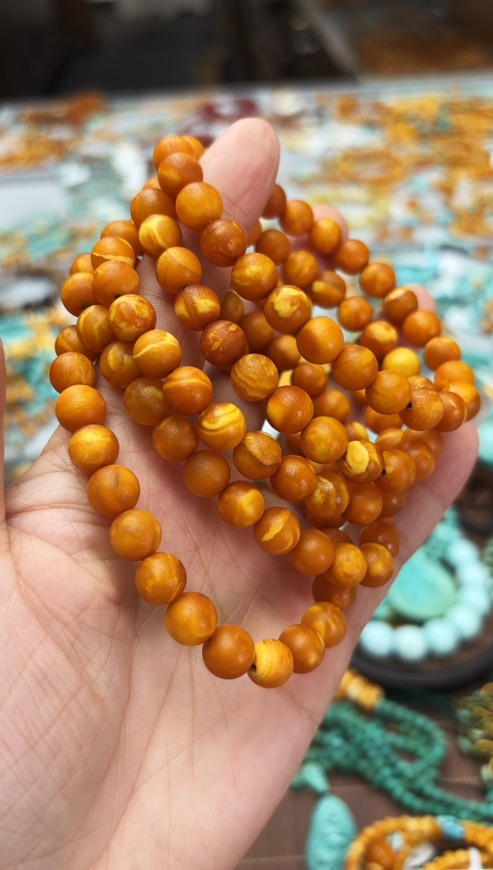 【闪购商品】琥珀手串未镶嵌手串多样发其一