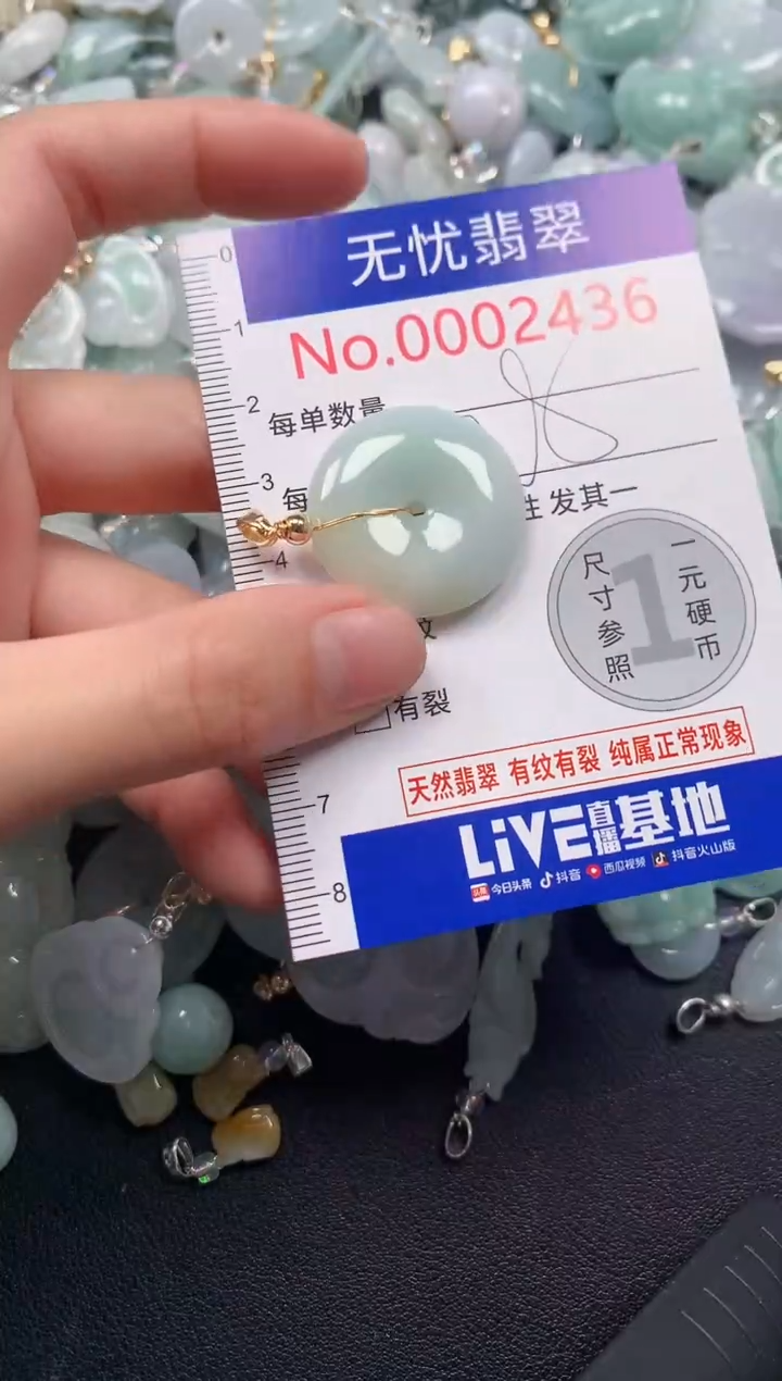 颈饰未镶嵌翡翠2436