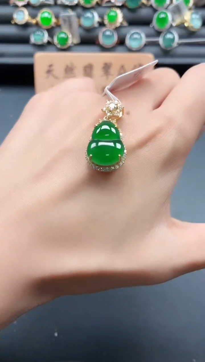 银S925镶嵌戒指翡翠111111