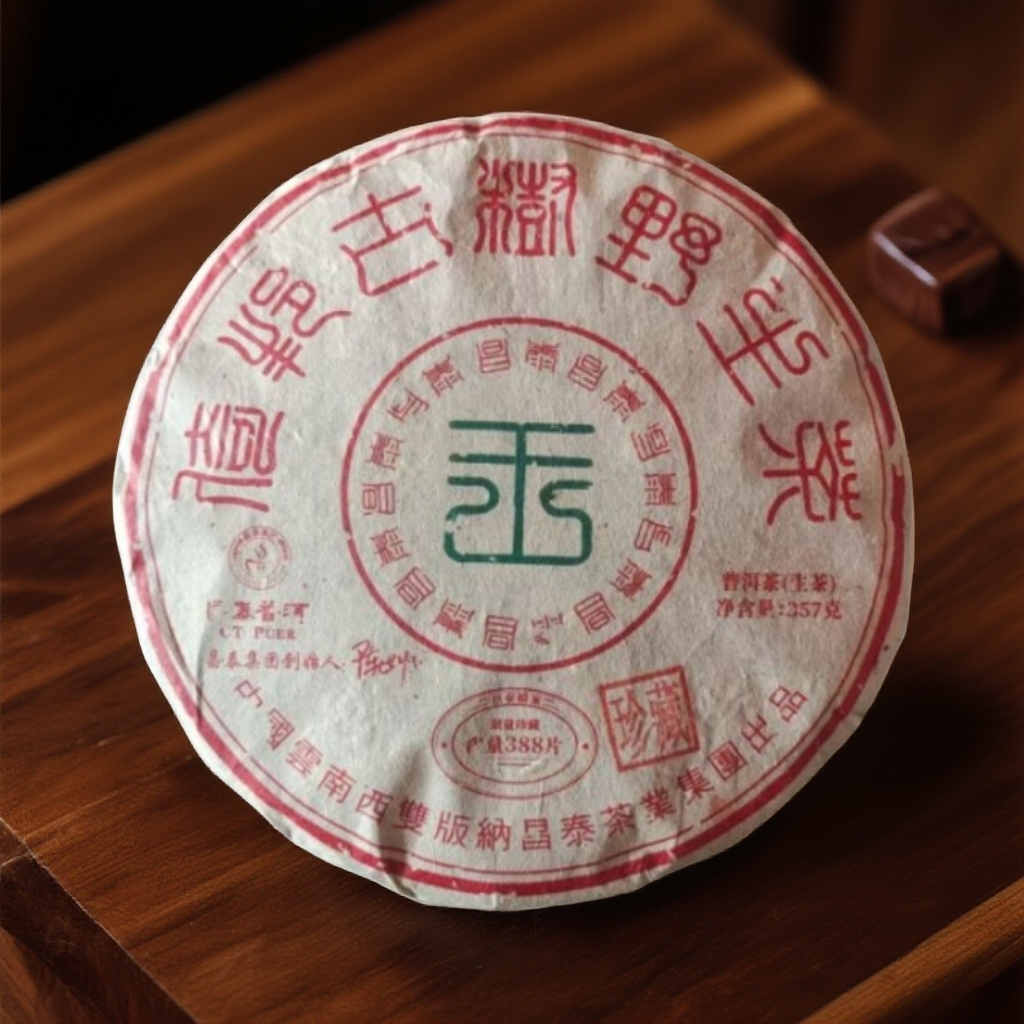 【昌泰旗舰普洱】04年倚邦古树野生茶 古树茶 生茶 （拍1发2 拍3发7）