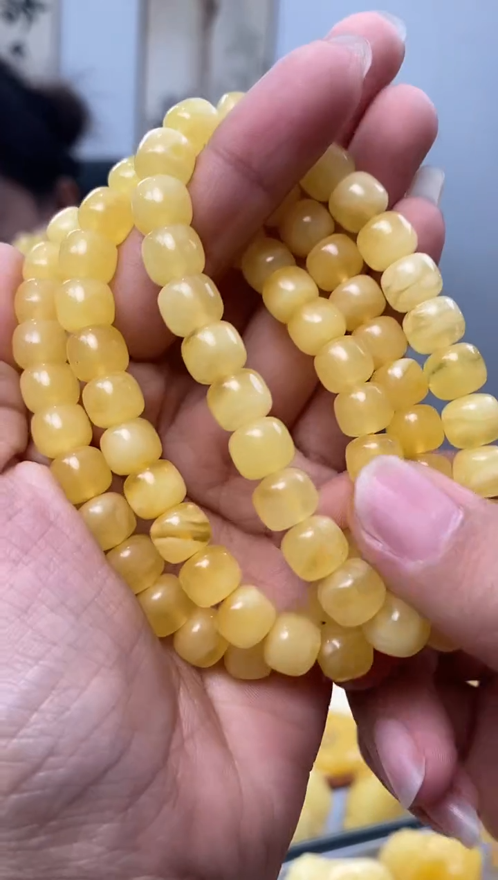 【闪购商品】琥珀裸石未镶嵌天然琥珀蜜蜡手串多样性选一