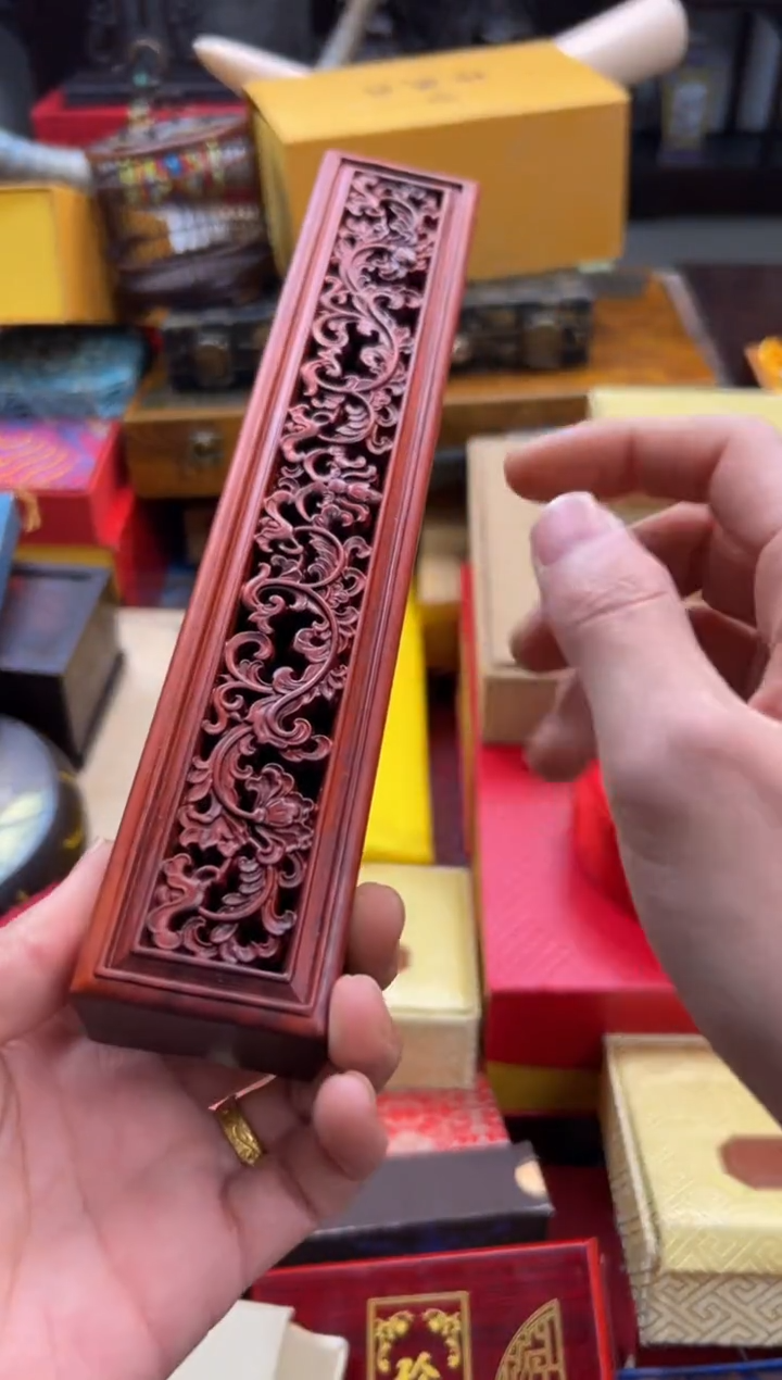 【闪购商品】木———————————紫檀香盒