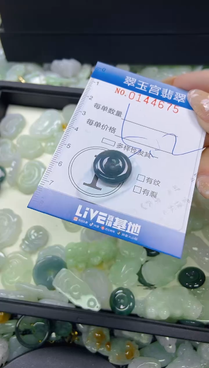 翡翠未镶嵌颈饰闪购0144675