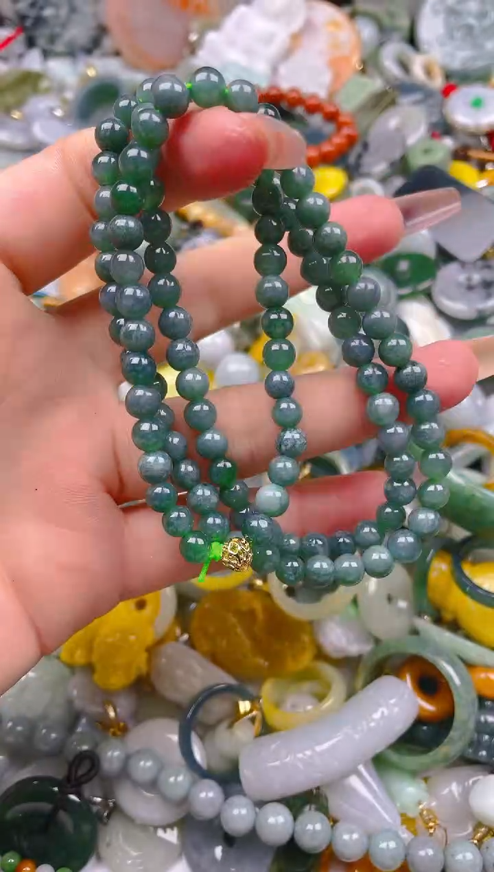 【闪购商品】翡翠颈饰未镶嵌/H/翡翠A货一图一物